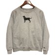 画像1: 【ビンテージ】The Black Dog【グレー】【犬プリント】【スウェット】【レディース】【サイズXL】<br> (1)