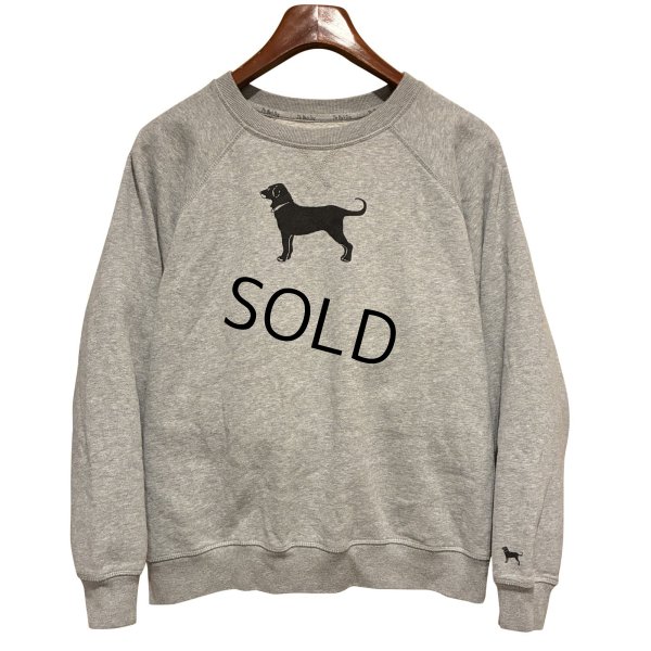 画像1: 【ビンテージ】【The Black Dog】ブラックドッグ【グレー】【犬プリント】【スウェット】【レディース】【サイズXL】 