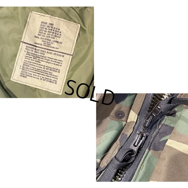 画像2:  ほぼ未使用!!【ビンテージ】【米軍実物】【U.S.ARMY】【ECWCS】エクワックス 【ウッドランド】【ゴアテックスパーカー】【M-short】 