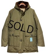 60's【ビンテージ】Eddie Bauer【エディーバウアー】【バウアーダウン】【オリーブグリーン】ポーラライト【ダウンジャケット】【サイズM】