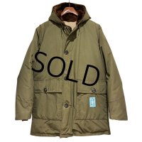60's【ビンテージ】Eddie Bauer【エディーバウアー】【バウアーダウン】【オリーブグリーン】ポーラライト【ダウンジャケット】【サイズM】