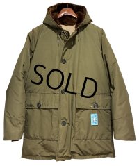 60's【ビンテージ】Eddie Bauer【エディーバウアー】【バウアーダウン】【オリーブグリーン】ポーラライト【ダウンジャケット】【サイズM】
