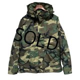  ほぼ未使用!!【ビンテージ】【米軍実物】【U.S.ARMY】【ECWCS】エクワックス 【ウッドランド】【ゴアテックスパーカー】【M-short】 