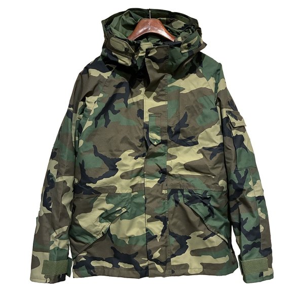 画像1:  ほぼ未使用!!【ビンテージ】【米軍実物】【U.S.ARMY】【ECWCS】エクワックス 【ウッドランド】【ゴアテックスパーカー】【M-short】 