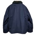 画像3: デッドストック【USA製】【ビンテージ】【SPIEWAK】紺【裏ボアジャケット】ボアブルゾン デッキジャケット【サイズ３ＸＬ】<br> (3)