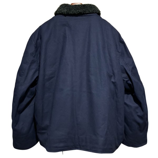 画像3: デッドストック【USA製】【ビンテージ】【SPIEWAK】紺【裏ボアジャケット】ボアブルゾン デッキジャケット【サイズ３ＸＬ】 