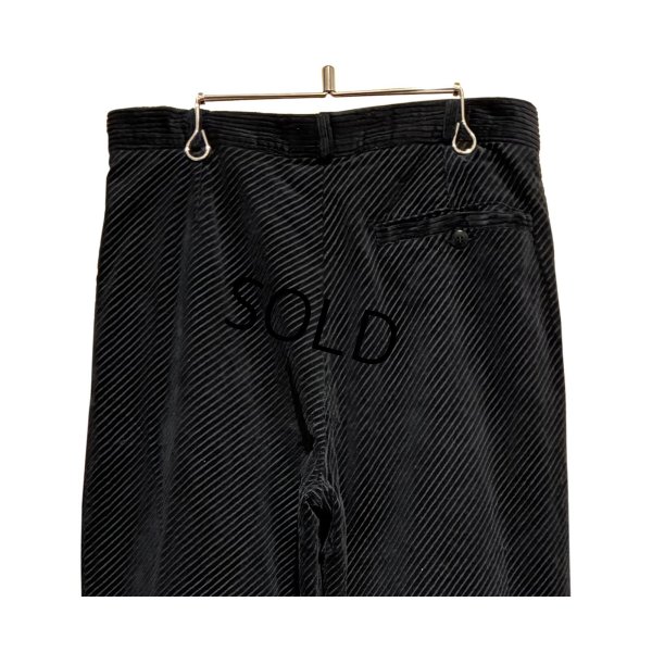 画像4: 【ビンテージ】【イタリー製】【ISTANTE】イスタンテ【濃紺】３タック【コーデュロイスラックス】【W３２程度】 