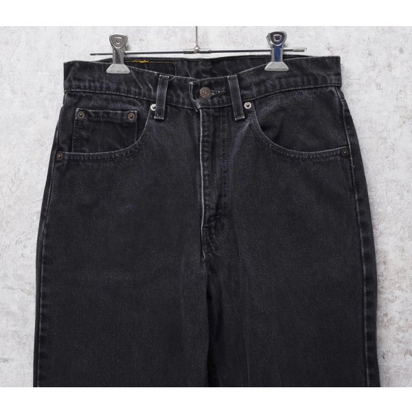画像1: 【USA製】【ビンテージ】【LEVI'S】【リーバイス５５０】550 黒 デニムパンツ ブラックデニム【31ｘ32】 