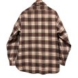 画像3: 程度良好!! 70's【USA製】【ビンテージ】【ペンドルトン】Pendleton【ブラウンｘ赤×白】【チェック】【ウールシャツ】【サイズＸＬ】<br> (3)
