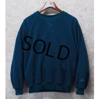 USA製【ビンテージ】【EMS】【ターコイズ】無地【フリース】フリーススウェット【サイズS】 
