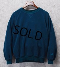 USA製【ビンテージ】【EMS】【ターコイズ】無地【フリース】フリーススウェット【サイズS】 