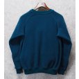 画像3: USA製【ビンテージ】【EMS】【ターコイズ】無地【フリース】フリーススウェット【サイズS】<br> (3)