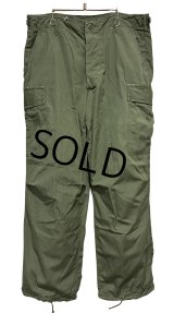 【60's】【米軍実物】【ビンテージ】 【U.S.ARMY】ノンリップ【ジャングルファティーグパンツ】【L-Short】 