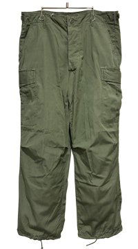 【60's】【米軍実物】【ビンテージ】 【U.S.ARMY】ノンリップ【ジャングルファティーグパンツ】【L-Short】 