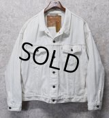 90’s 【ビンテージ】USA製【リーバイス】デカパッチ【LEVIS】【70598-4159】白【Gジャン】デニムジャケット【サイズXL】 