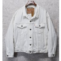 90’s 【ビンテージ】USA製【リーバイス】デカパッチ【LEVIS】【70598-4159】白【Gジャン】デニムジャケット【サイズXL】 