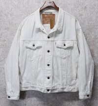 90’s 【ビンテージ】USA製【リーバイス】デカパッチ【LEVIS】【70598-4159】白【Gジャン】デニムジャケット【サイズXL】 