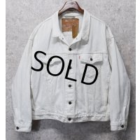 90’s 【ビンテージ】USA製【リーバイス】デカパッチ【LEVIS】【70598-4159】白【Gジャン】デニムジャケット【サイズXL】 