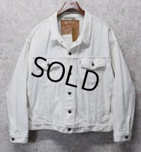 90’s 【ビンテージ】USA製【リーバイス】デカパッチ【LEVIS】【70598-4159】白【Gジャン】デニムジャケット【サイズXL】 