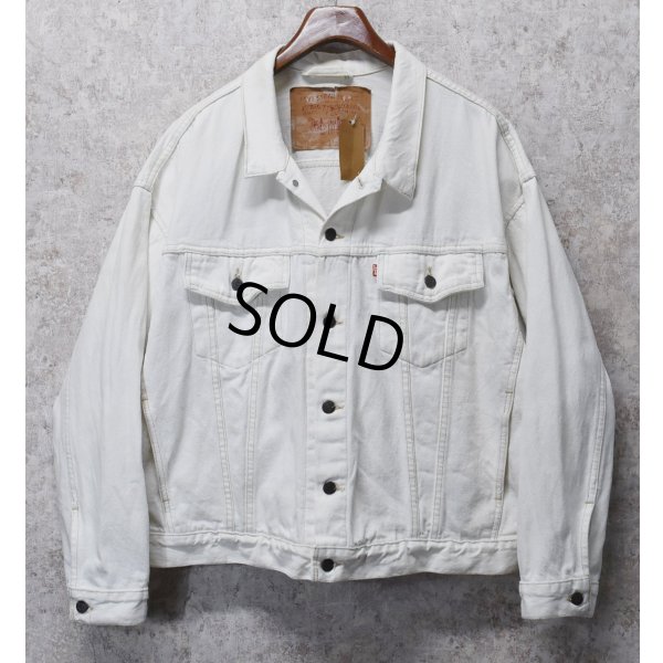 画像1: 90’s 【ビンテージ】USA製【リーバイス】デカパッチ【LEVIS】【70598-4159】白【Gジャン】デニムジャケット【サイズXL】 