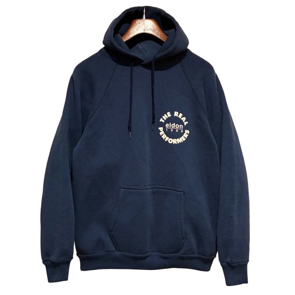 画像1: 80’ｓ USA製【ビンテージ】DISCUS ATHLETIC【ディスカスアスレチック】THE REAL PERFORMERS ELDON 1988【紺】【パーカー】【サイズXL】 