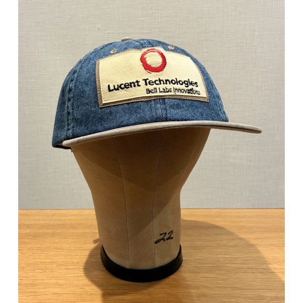 画像1: ビンテージ【Lucent Technologies】ルーセント・テクノロジー デニムｘナチュラルヌバック【BBキャップ】【フリーサイズ】 