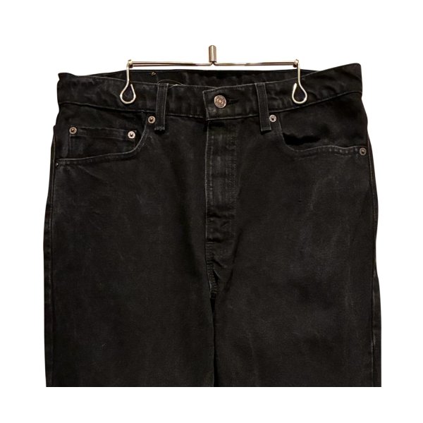 画像3: 90's【USA製】【ビンテージ】【LEVI'S】【リーバイス５０５】505【黒】【デニムパンツ】ブラックデニム【34×32】 