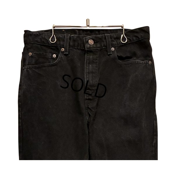 画像3: 90's【USA製】【ビンテージ】【LEVI'S】【リーバイス５０５】505【黒】【デニムパンツ】ブラックデニム【34×32】 