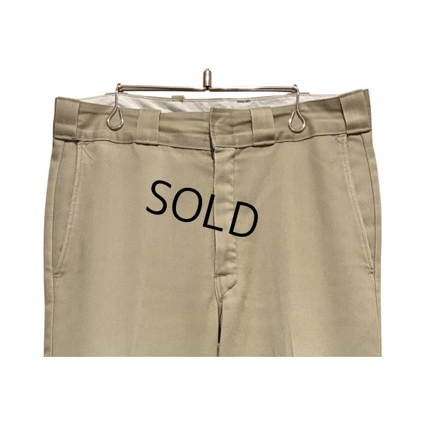画像3: 【ビンテージ】ディッキーズ【Dickies】【ベージュ】【裏地付き】【ワークパンツ】【31×30】 