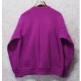 画像3: 90's【ビンテージ】【USA製】Champion【チャンピオン】【紫】無地【前Ｖ】胸ロゴ入り クルーネック【スウェット】【サイズXXL】<br> (3)