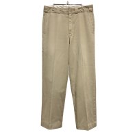 【ビンテージ】ディッキーズ【Dickies】【ベージュ】【裏地付き】【ワークパンツ】【31×30】 