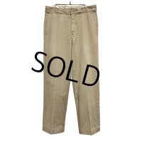 【ビンテージ】ディッキーズ【Dickies】【ベージュ】【裏地付き】【ワークパンツ】【31×30】 