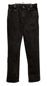 90's【USA製】【ビンテージ】【LEVI'S】【リーバイス５０５】505【黒】【デニムパンツ】ブラックデニム【34×32】 