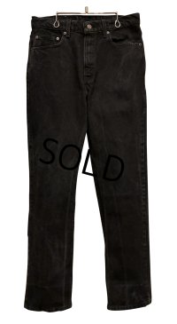 90's【USA製】【ビンテージ】【LEVI'S】【リーバイス５０５】505【黒】【デニムパンツ】ブラックデニム【34×32】 