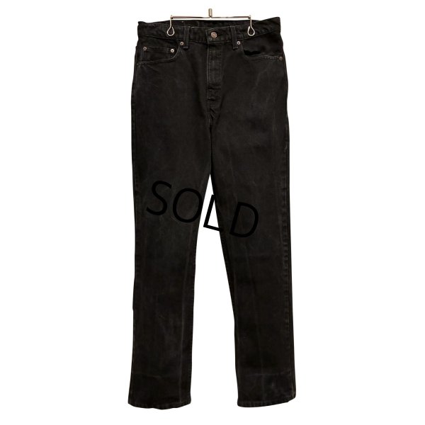 画像1: 90's【USA製】【ビンテージ】【LEVI'S】【リーバイス５０５】505【黒】【デニムパンツ】ブラックデニム【34×32】 