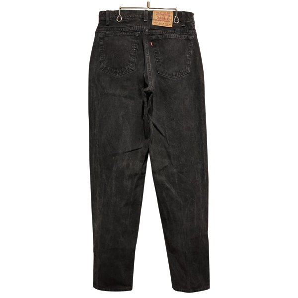画像5:  90’ｓ【ビンテージ】【USA製】【LEVI'S】【リーバイス】560 ブラック 黒【テーパード】【デニムパンツ】【33Ｘ36】 