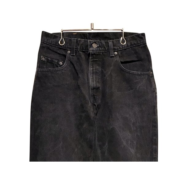 画像3:  90’ｓ【ビンテージ】【USA製】【LEVI'S】【リーバイス】560 ブラック 黒【テーパード】【デニムパンツ】【33Ｘ36】 