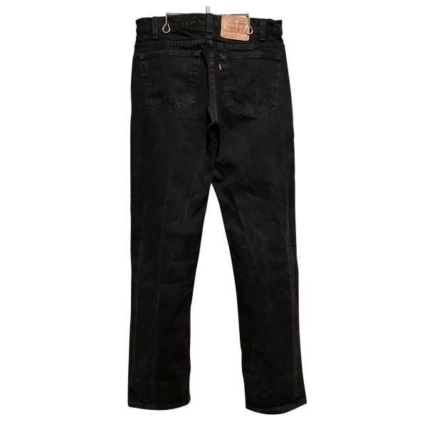 画像5: 90's【USA製】【ビンテージ】【LEVI'S】【リーバイス５０５】505【黒】【デニムパンツ】ブラックデニム【34×32】 
