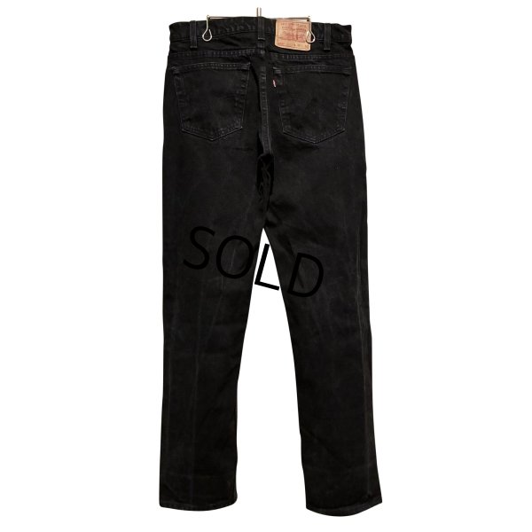 画像5: 90's【USA製】【ビンテージ】【LEVI'S】【リーバイス５０５】505【黒】【デニムパンツ】ブラックデニム【34×32】 
