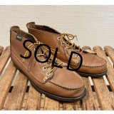 【USA製】【G.H.BASS&Co.】ジーエイチバス【ブラウン】チャッカ【モカシンシューズ】【サイズ 10R】【28cm程度】 