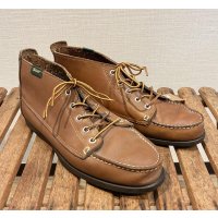 【USA製】【G.H.BASS&Co.】ジーエイチバス【ブラウン】チャッカ【モカシンシューズ】【サイズ 10R】【28cm程度】 