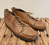 【USA製】【G.H.BASS&Co.】ジーエイチバス【ブラウン】チャッカ【モカシンシューズ】【サイズ 10R】【28cm程度】 