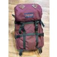 画像1: 90's【ビンテージ】【USA製】【jansport】ジャンスポーツ【エンジ】【バックパック】【リュックサック】<br> (1)