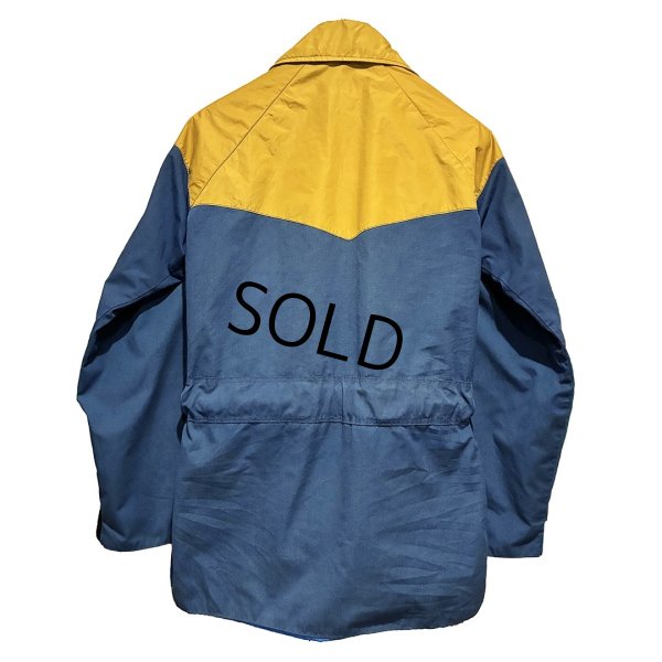 画像3: 【USA製】【Powderhorn】パウダーホーン【青ｘマスタード】ベルト付き【ナイロンマウンテンパーカー】【サイズL】  