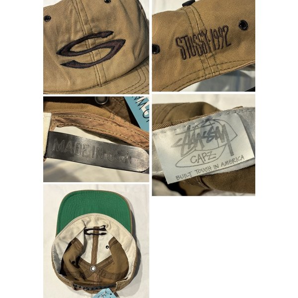 画像2: 90’ｓ USA製【ステューシー】STUSSY 【ブラウン】【BBキャップ】 