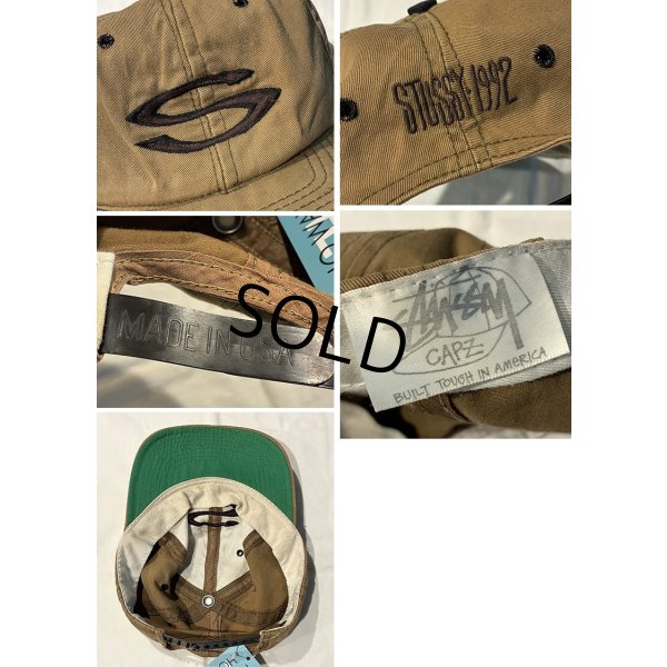 画像2: 90’ｓ USA製【ステューシー】STUSSY 【ブラウン】【BBキャップ】 