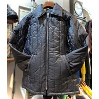 70’s【デッドストック】【USA製】【ビンテージ】Sears シアーズ【黒】【キルティングジャケット】【サイズM】  