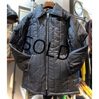 70’s【デッドストック】【USA製】【ビンテージ】Sears シアーズ【黒】【キルティングジャケット】【サイズM】  