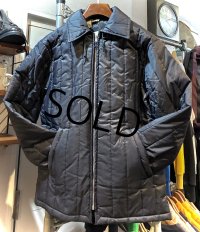 70’s【デッドストック】【USA製】【ビンテージ】Sears シアーズ【黒】【キルティングジャケット】【サイズM】  