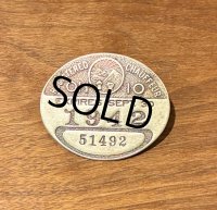 30〜40's【ビンテージ】【PEGISTERED CHAUFFEUR】【registered chauffeur】【51492】【OHIO】オハイオ【ライセンスバッジ】【バッジ】 